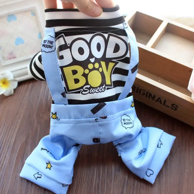 Summer Dog Clothes, Spring And Summer Clothes, ThinFour Legged Clothes Blue - Shop at LoveMi