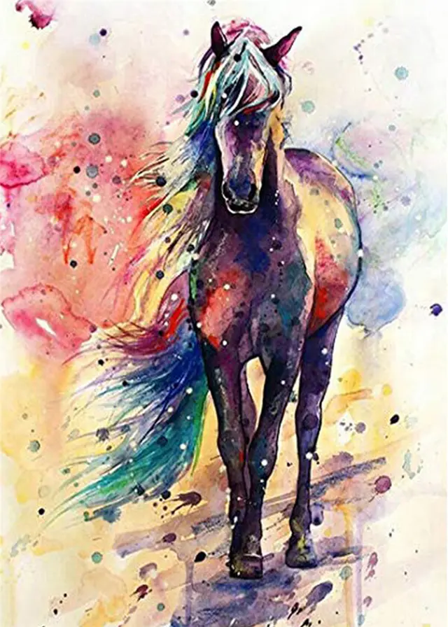 Diy Diamond Painting 5D Full Diamond Cross Stitch Living Room Bedroom Decoration Painting - Shop at LoveMi