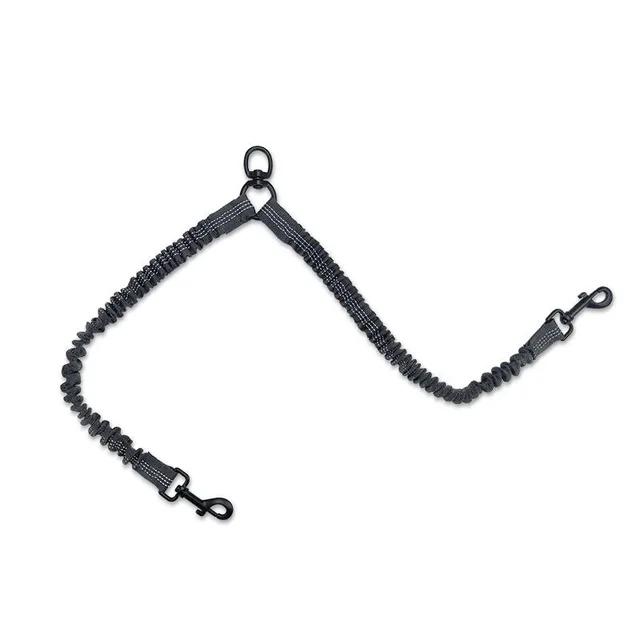Reflective Double headed Dog Leash Dark Grey - Shop at LoveMi