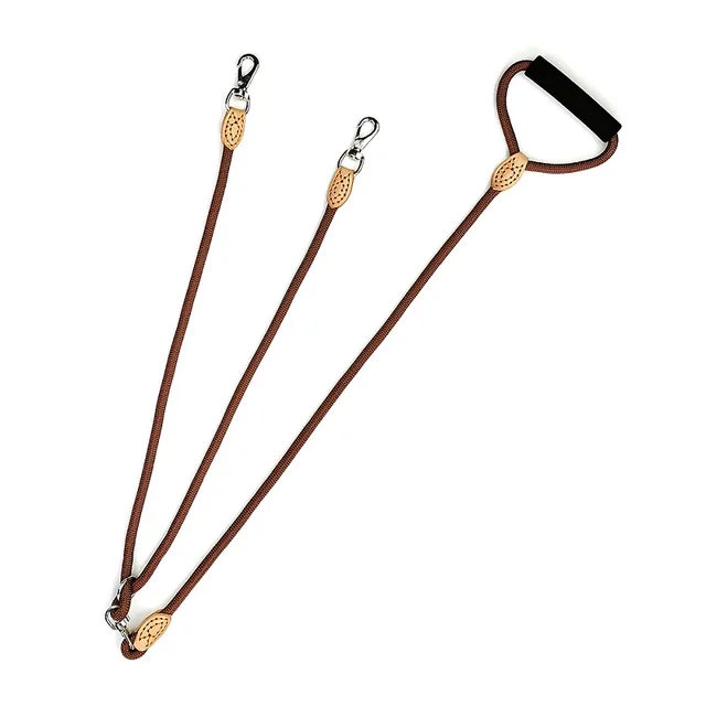 Anti Winding and Anti Wear Plus Foam Handle Dog Leash Dog Chain Coffee - Shop at LoveMi