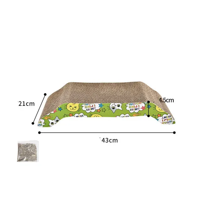 Anti Dandruff And Multifunctional Wear resistant Corrugated Paper Litter Cat Toy - Shop at LoveMi