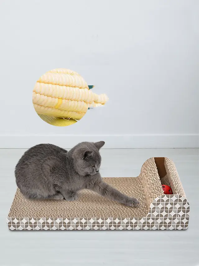 Anti Dandruff And Multifunctional Wear resistant Corrugated Paper Litter Cat Toy - Shop at LoveMi