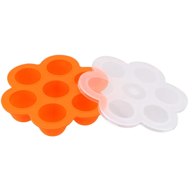 Baby Food Crisper, Air Fryer Pressure Cooker Steamed Egg Mould Orange - Shop at LoveMi