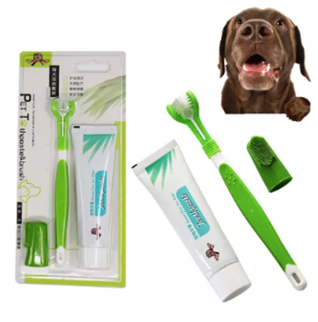 Three head Toothbrush Silicone Finger Cots - Shop at LoveMi