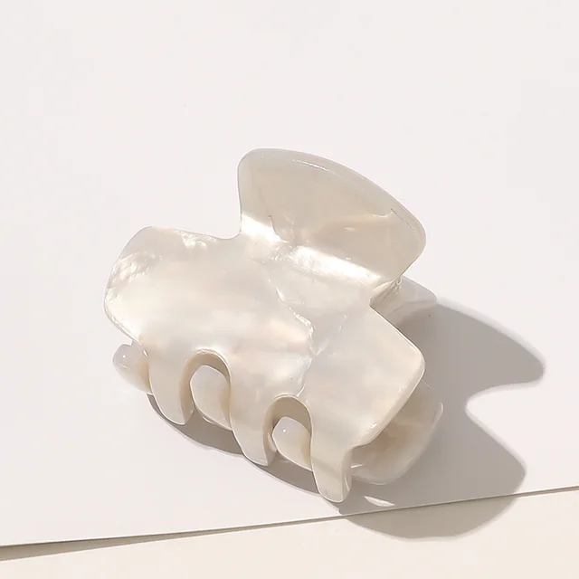 Fashionable And Simple Girly Temperament Acetic Acid Hairpin White - Shop at LoveMi