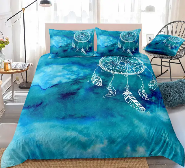 Digital Printing Quilt Cover Three piece Foreign Trade Dream Catcher Series 09 - Shop at LoveMi