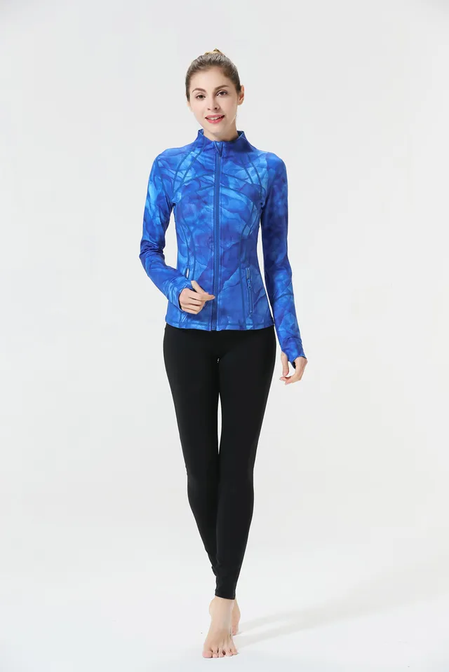 Sports Yoga Workout Clothes Top Long Sleeve Women Cardigan Jacket - Shop at LoveMi