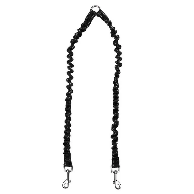 Pet Dog Nylon Leash Double Head Collar Black - Shop at LoveMi