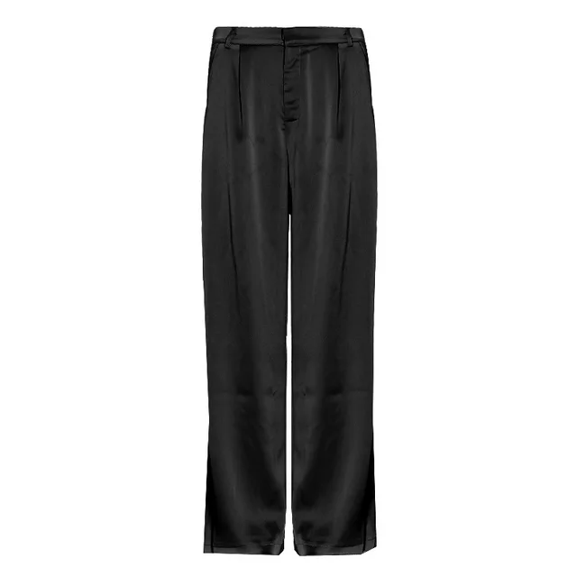 All Match Straight Leg Mopping Pants Black - Shop at LoveMi