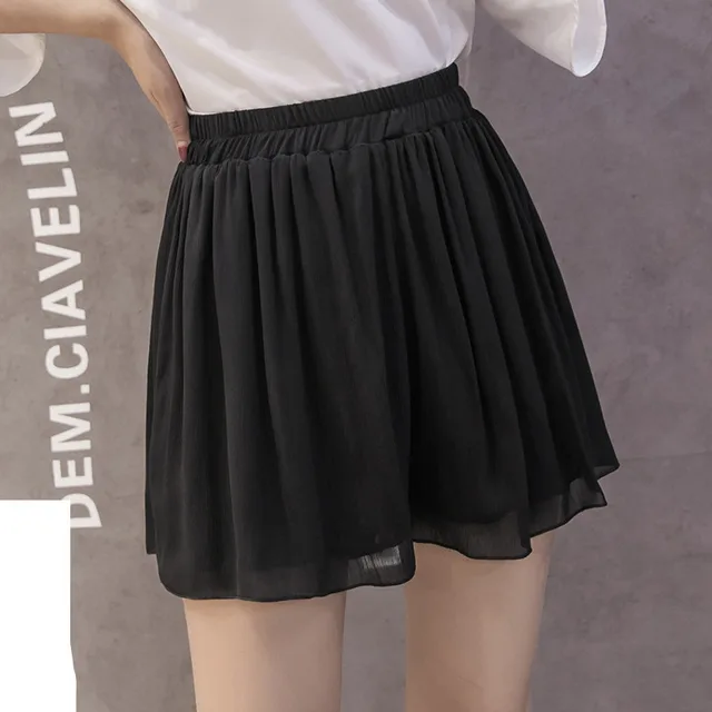 Chiffon Hakama Loose And Thin Culottes Casual High Waist Drape Thin Section Wide Legs - Shop at LoveMi