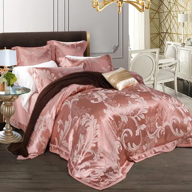 4 Piece Set Of European Style Luxury Light Luxury Bedding Metropolitan Garden - Shop at LoveMi