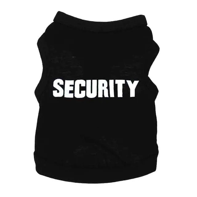 Spring And Summer New Dog Vest T Shirt Black - Shop at LoveMi