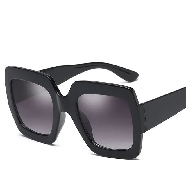 Box Print Women's Sunglasses, Big Frame Sunglasses, Trendy And Colorful 1Style - Shop at LoveMi