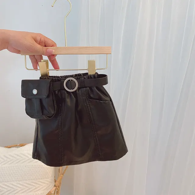 Fashionable All match Skirt Baby Short Skirt Western Style Black - Shop at LoveMi