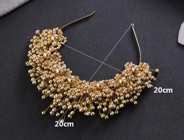 Korean Bridal Hair Accessories, Pearl Headbands, Hair Bands, Head Flowers, Wedding Accessories, Flowers, Wedding Accessories Gold - Shop at LoveMi