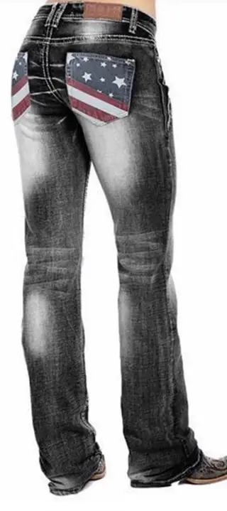 Slim And Slim Jeans In Large Sizes - Black
