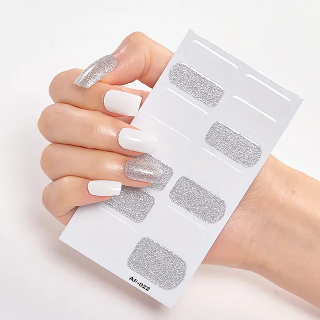 Trendy Nail Polish Film Nail Sticker Waterproof Letter Nail Sticker Full Sticker 20. - Shop at LoveMi