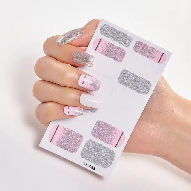 Trendy Nail Polish Film Nail Sticker Waterproof Letter Nail Sticker Full Sticker 23. - Shop at LoveMi