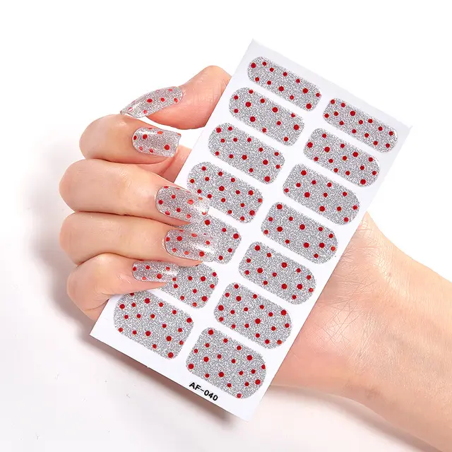 Trendy Nail Polish Film Nail Sticker Waterproof Letter Nail Sticker Full Sticker 37. - Shop at LoveMi