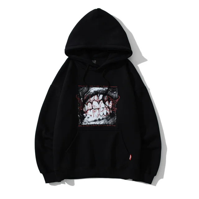 Trendy Pullover With Drawstring And Couple Sweater Black - Shop at LoveMi