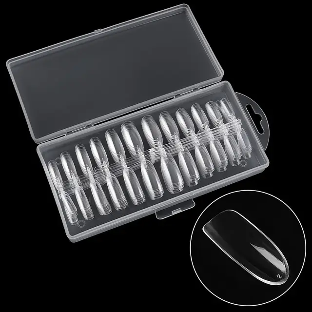Nail Art Ultra thin Seamless Box Sheet French Fake Nails - Shop at LoveMi