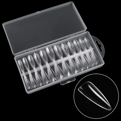 Nail Art Ultra thin Seamless Box Sheet French Fake Nails - Shop at LoveMi