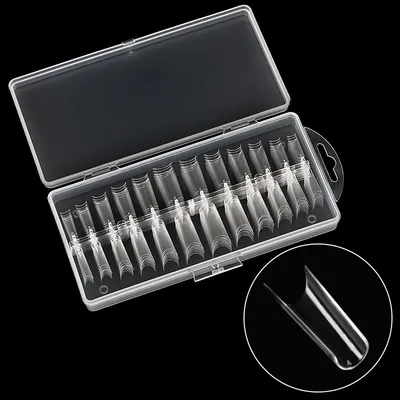 Nail Art Ultra thin Seamless Box Sheet French Fake Nails - Shop at LoveMi
