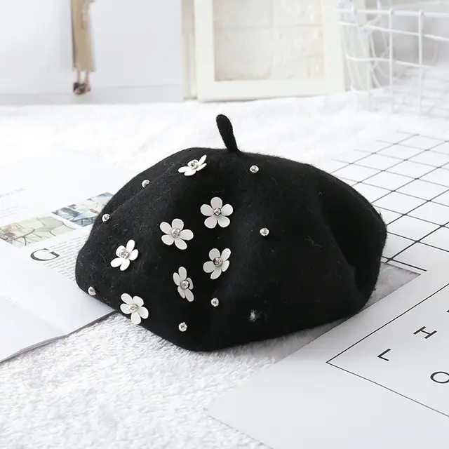 Fashion Cute Autumn And Winter Children's Beret Black - Shop at LoveMi