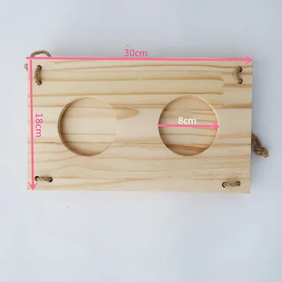 Rabbit Wooden Grass Frame Small Pet Grinded Grass Frame Guinea Pig My Neighbor Totoro Grass Frame Vertical Grass Frame Multifunctional Fun Grass Fr... Wood Color - Shop at LoveMi