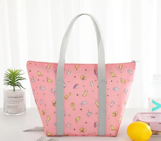 Foldable Handbag Outdoor Portable Lunch Bag Aluminum Foil Thickening - Shop at LoveMi