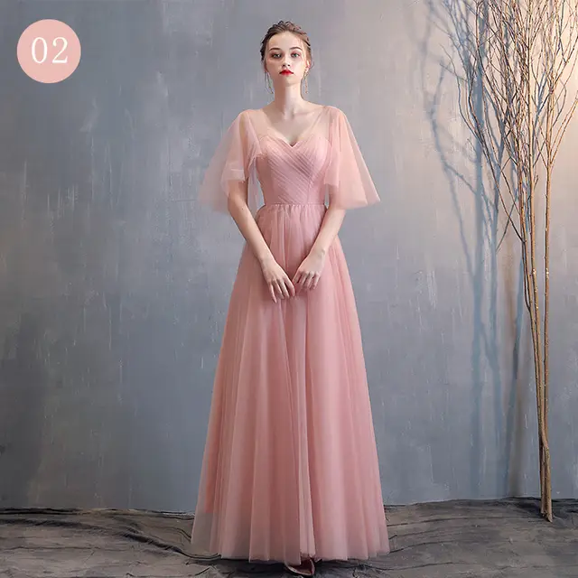 Ladies Fashion Long Simplek Evening Dress H - Shop at LoveMi
