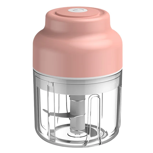 Electric Garlic Masher, Convenient For Cutting Vegetables And Baby Food Supplement Pink - Shop at LoveMi