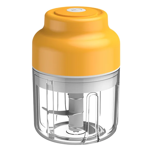 Electric Garlic Masher, Convenient For Cutting Vegetables And Baby Food Supplement Yellow - Shop at LoveMi