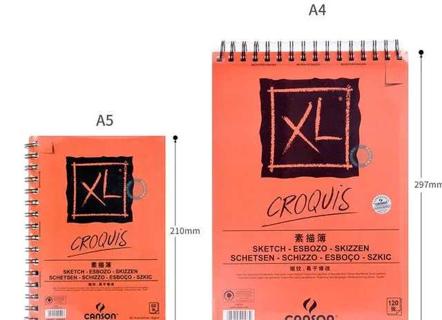 Acrylic Water Soluble Color Pencil Sketchbook Orange - Shop at LoveMi