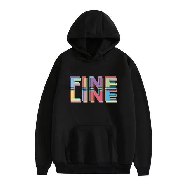 FINE LINE New Men's And Women's Fashion Casual Hooded Sweater Black - Shop at LoveMi