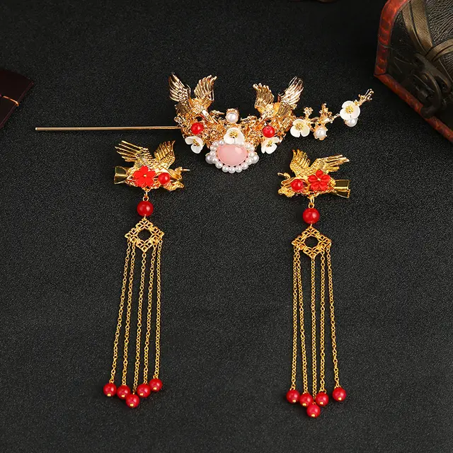 Antique Hanfu Cheongsam Accessories Unisex Hairpin D - Shop at LoveMi
