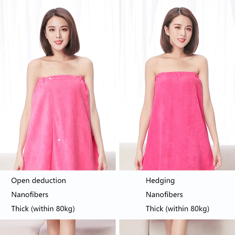 Beauty Salon Bath Skirt Cotton Tube Top Bathrobe - Hedging