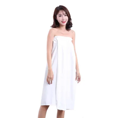 Night Skirt, Bath Skirt, Tube Top, Ladies Sweat Steaming Suit White - Shop at LoveMi