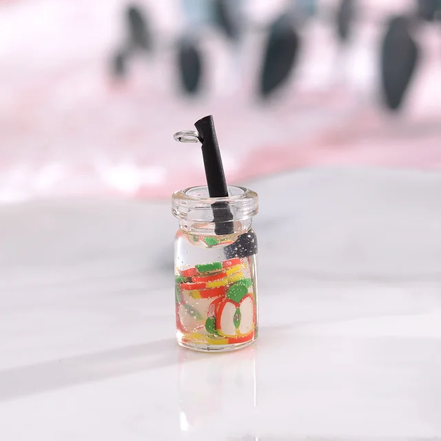 DIY Earring Accessories Fruit Sliced Beverage Bottle Accessories - Shop at LoveMi