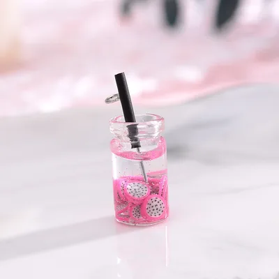 DIY Earring Accessories Fruit Sliced Beverage Bottle Accessories - Shop at LoveMi