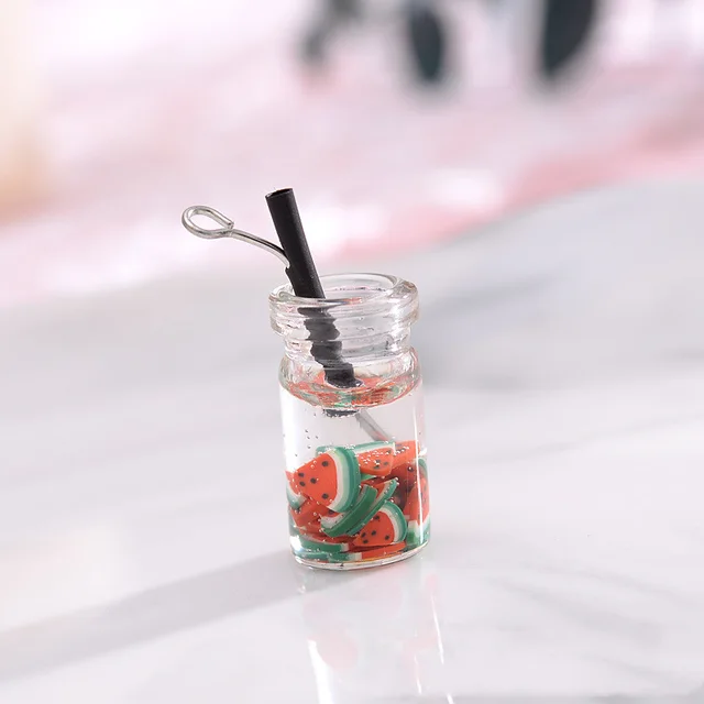 DIY Earring Accessories Fruit Sliced Beverage Bottle Accessories - Shop at LoveMi