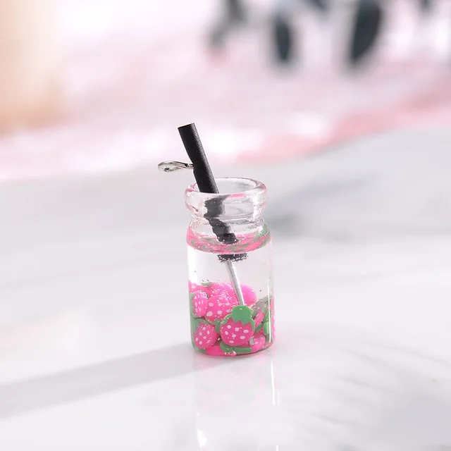 DIY Earring Accessories Fruit Sliced Beverage Bottle Accessories - Shop at LoveMi