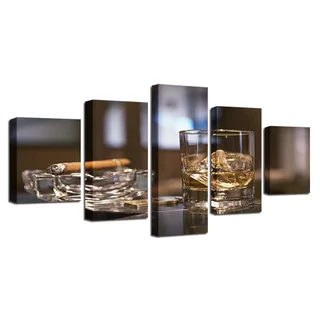 Cigar, Grain Painting and Oil Painting - Black