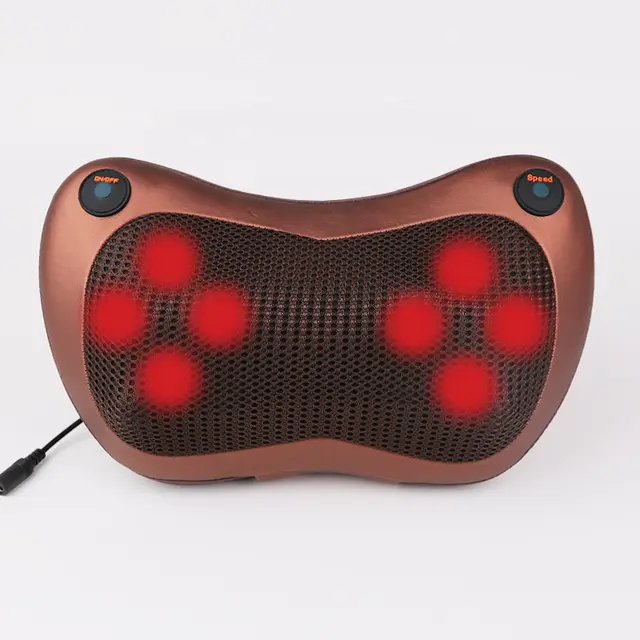 Dual Key Car Cervical And Lumbar Massage Pillow Dual Purpose Massager - Shop at LoveMi