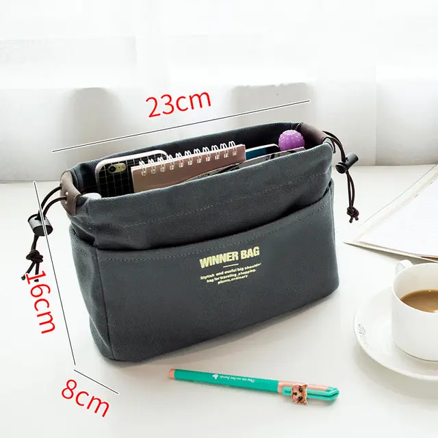 Middle Compartment Inner Bag Storage And Finishing Longxiang Bag Inner Liner Grey - Shop at LoveMi
