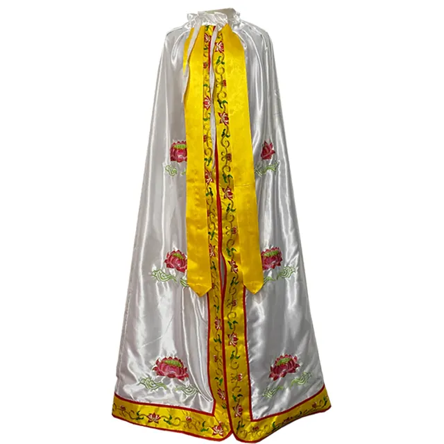 Cloak Cape Wuye Guan Gong Buddhist Robe Buddha Cloak God White - Shop at LoveMi