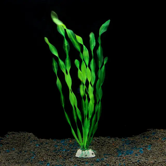 Aquarium Simulation Water Plants North American Fish Tank Landscaping Aquarium Decorations Fake Fish Grass Seabed Thin Strips Of Water Kelp Grass ... Green B - Shop at LoveMi