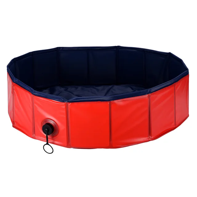 Portable Pet Pool Foldable Dog Cat Bathtub Pet Supplies Outdoor Children's Bathtub Pet Cleaning Supplies Accessories Red - Shop at LoveMi