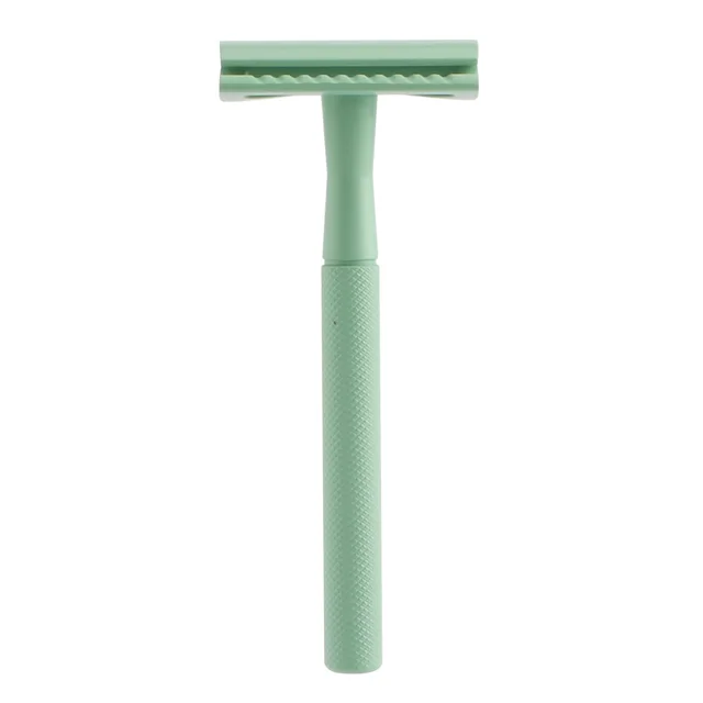 E Commerce Hot Selling Models Explosive Models Diamond Pattern Manual Razor Razor Razor Safety Double Sided Razor Green - Shop at LoveMi