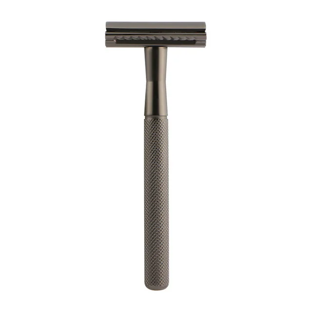 E Commerce Hot Selling Models Explosive Models Diamond Pattern Manual Razor Razor Razor Safety Double Sided Razor Gun Black - Shop at LoveMi